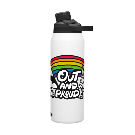 chute-mag-32-oz-water-bottle-insulated-stainless-steel-plus-cleanup-kit-pride-collection-limited-edition-b3 xhvxlhasbo